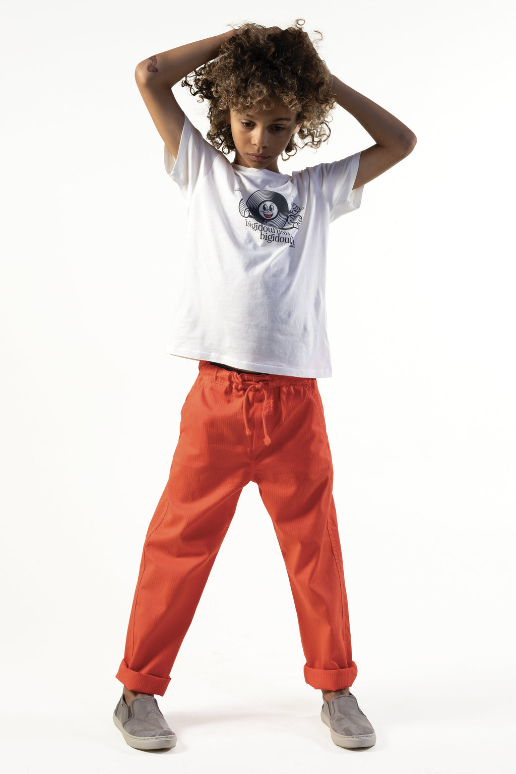 Pantalon Garçon - Mustang -Tangerine