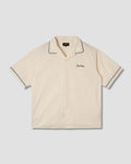 Bowling Shirt - Natural / Matt Black