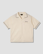 Bowling Shirt - Natural / Matt Black