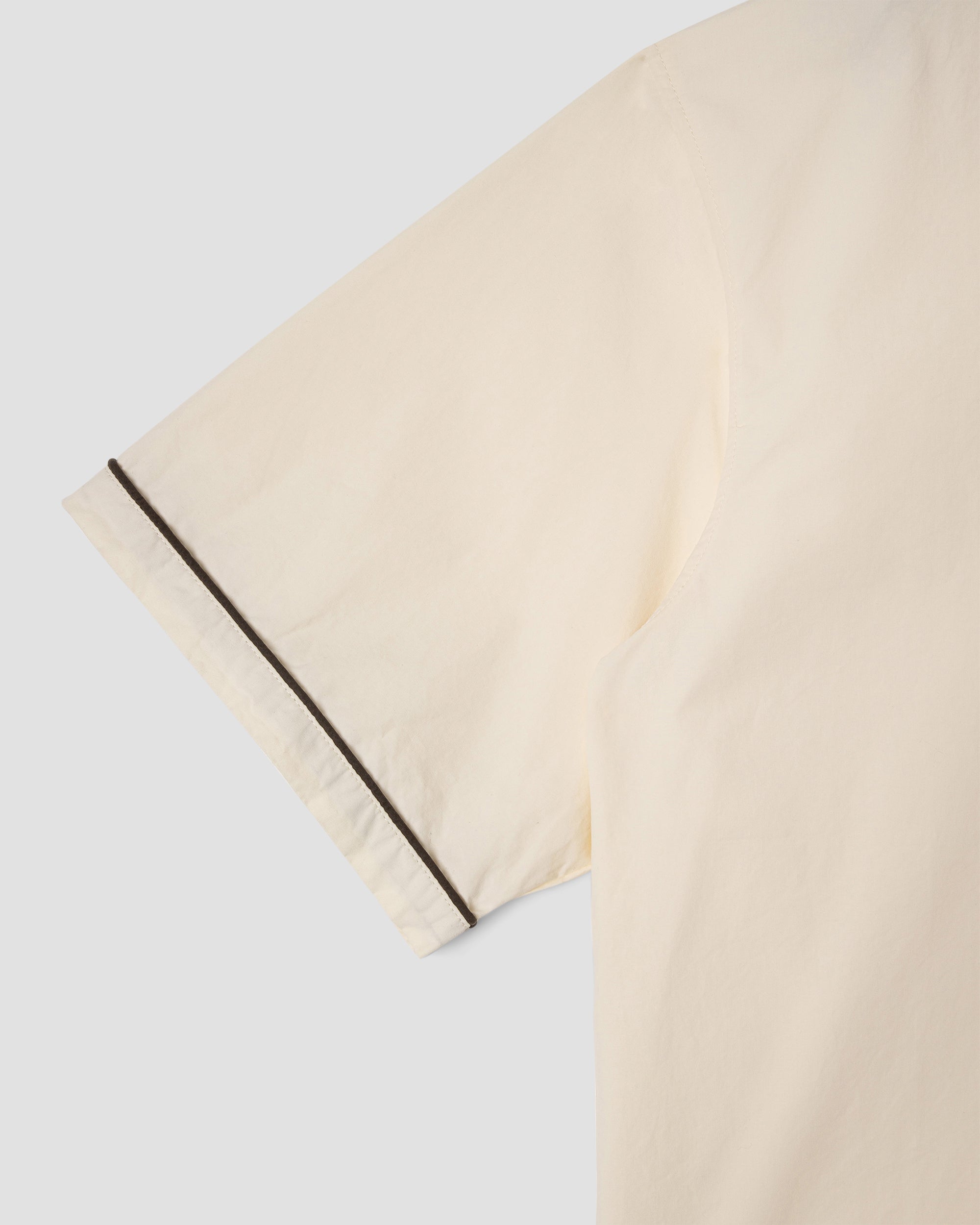 Bowling Shirt - Natural / Matt Black