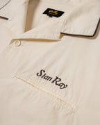 Bowling Shirt - Natural / Matt Black