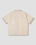 Bowling Shirt - Natural / Matt Black
