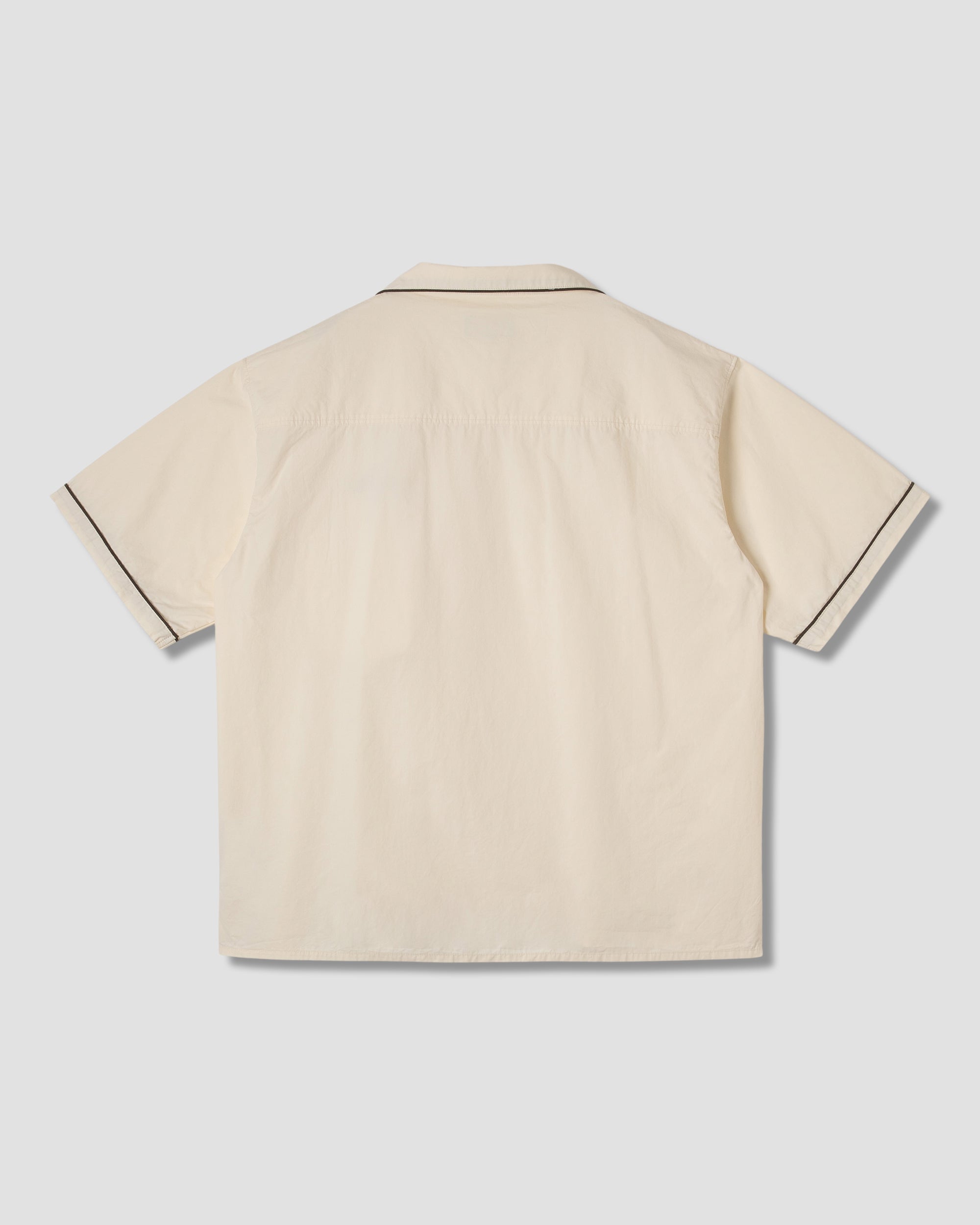 Bowling Shirt - Natural / Matt Black