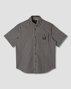 Flannel Shirt - Charcoal Stripe