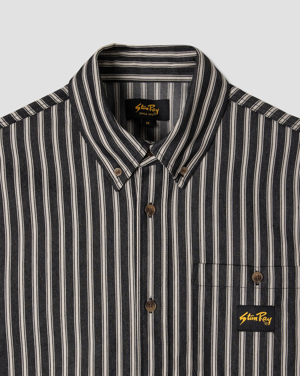 Flannel Shirt - Charcoal Stripe