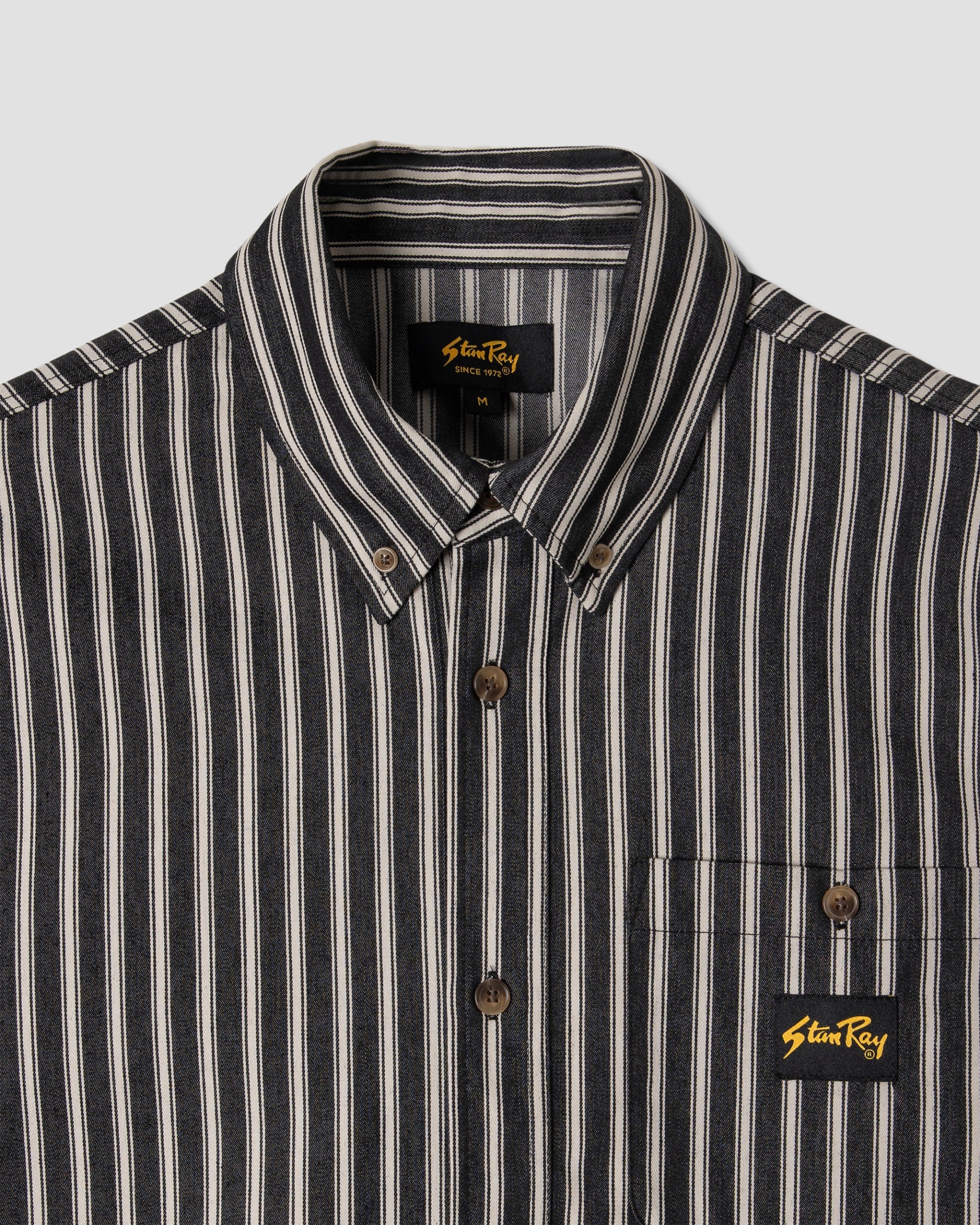 Flannel Shirt - Charcoal Stripe