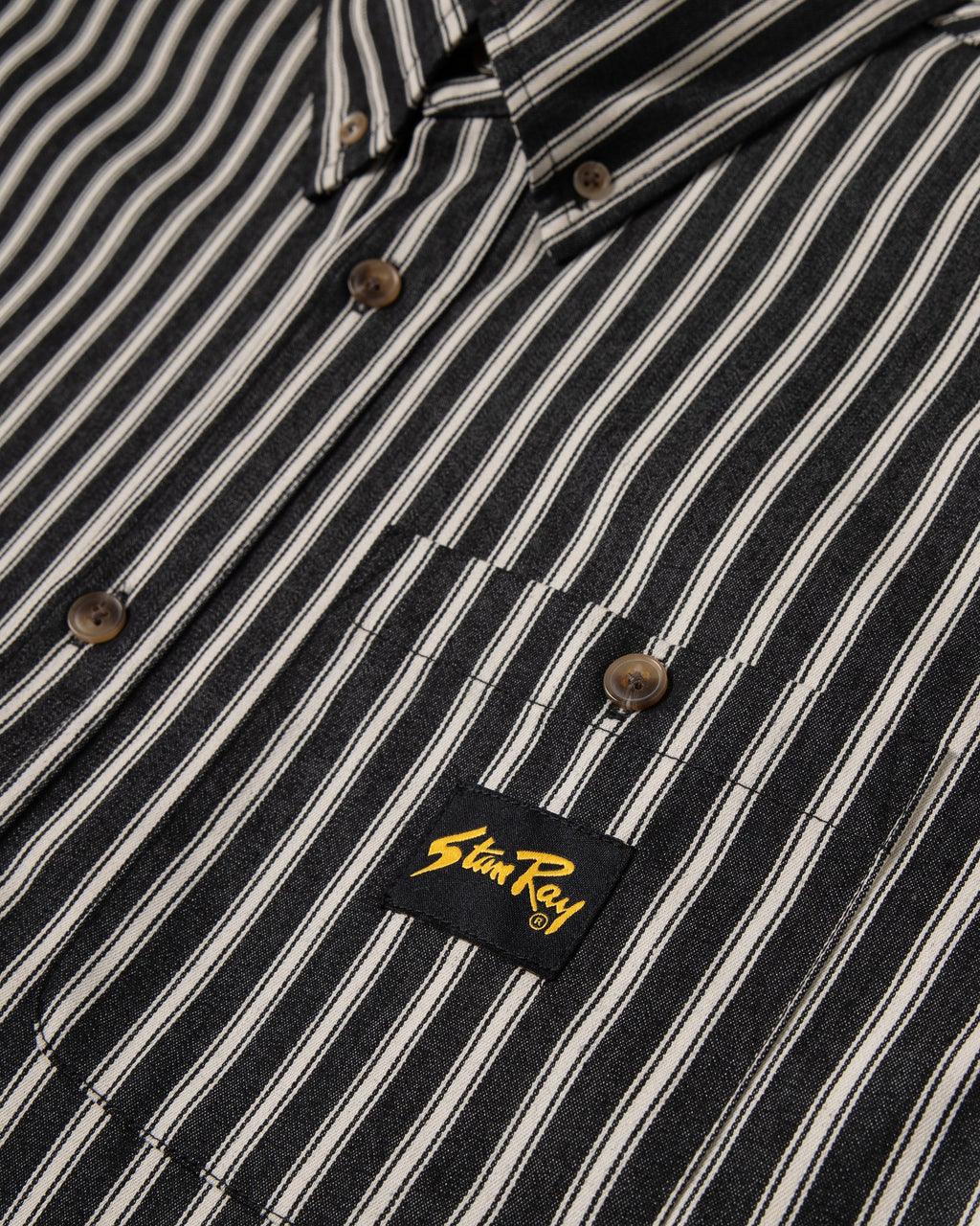 Flannel Shirt - Charcoal Stripe