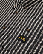 Flannel Shirt - Charcoal Stripe