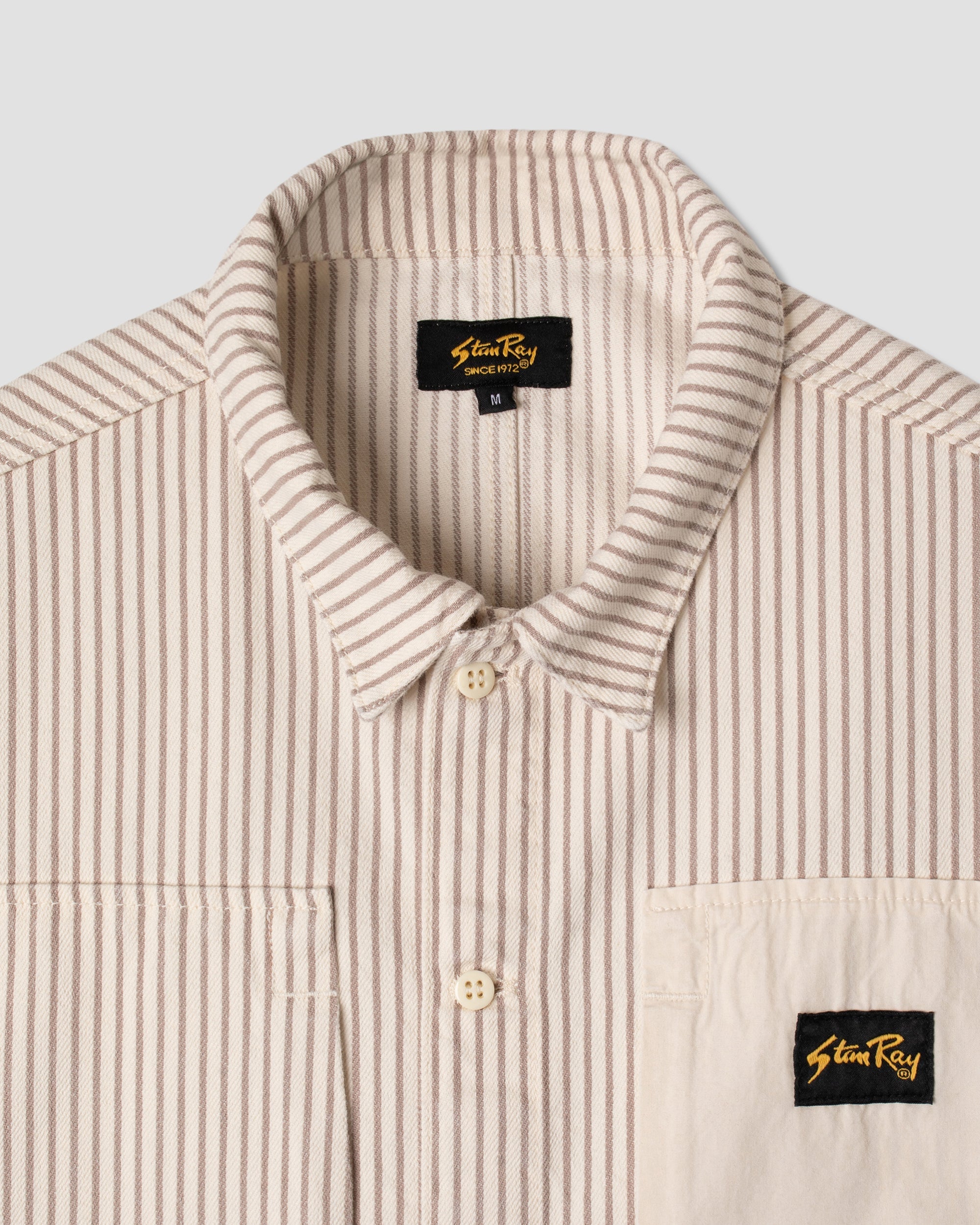 Short Sleeve Painter Shirt - Hickory Mix