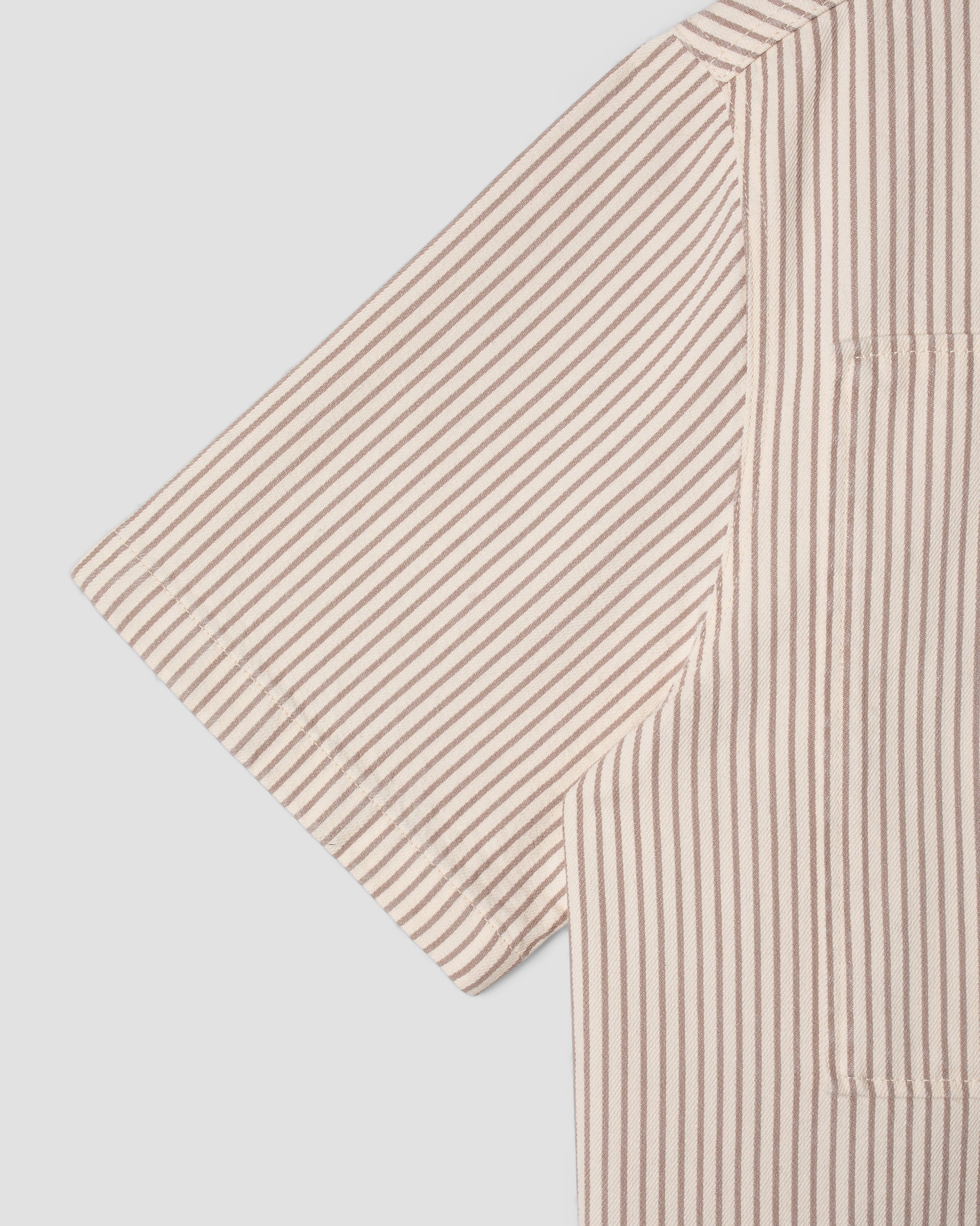 Short Sleeve Painter Shirt - Hickory Mix