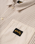 Short Sleeve Painter Shirt - Hickory Mix