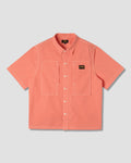 Short Sleeve Painter Shirt - Washed Red