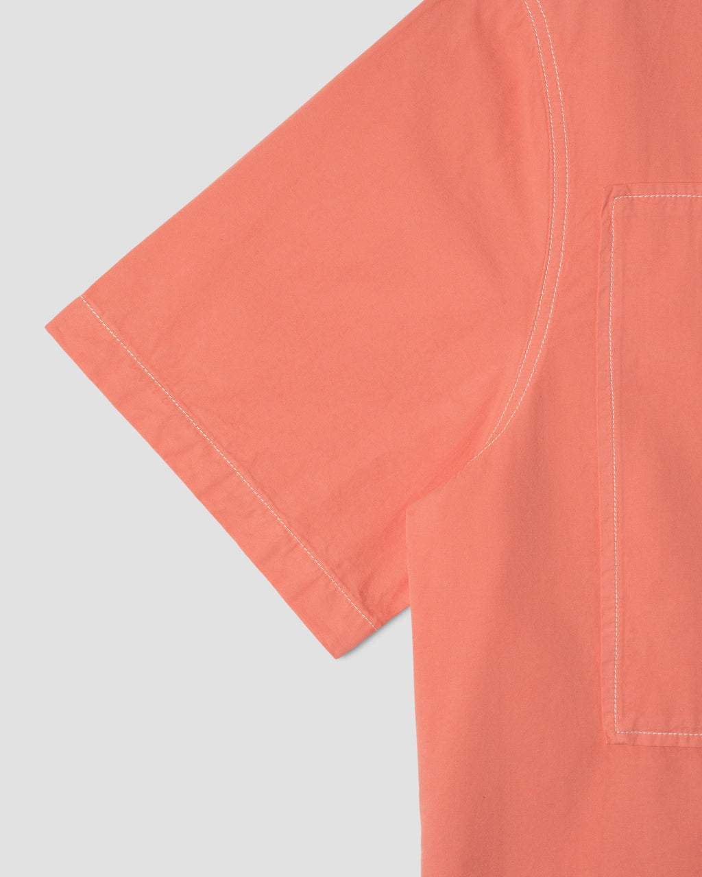 Short Sleeve Painter Shirt - Washed Red