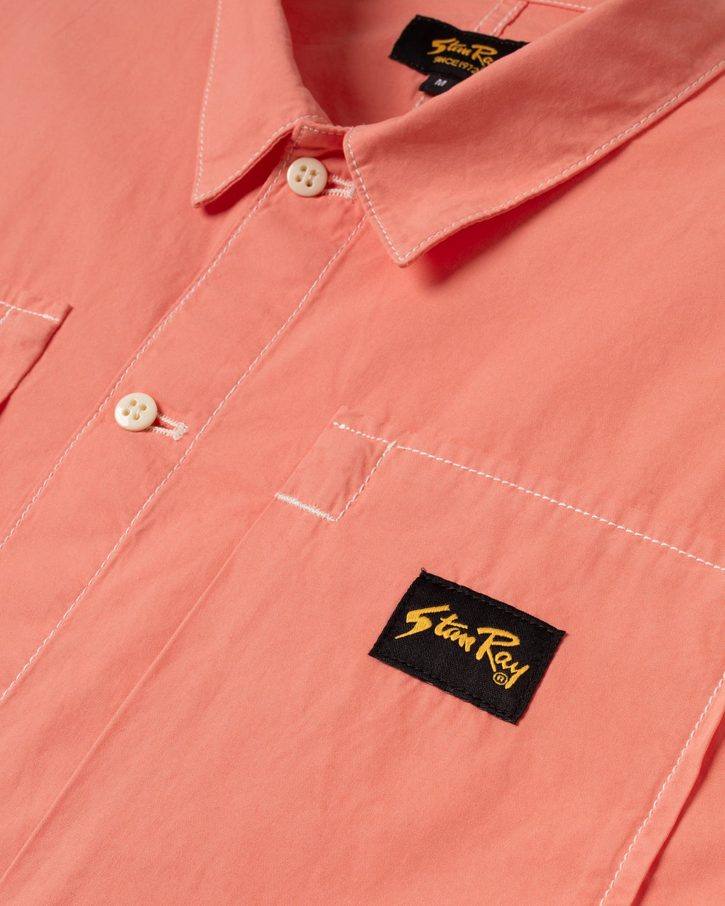 Short Sleeve Painter Shirt - Washed Red