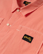 Short Sleeve Painter Shirt - Washed Red