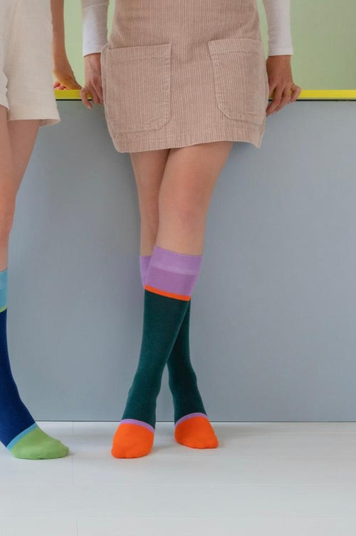 Chaussettes Hautes Colorées