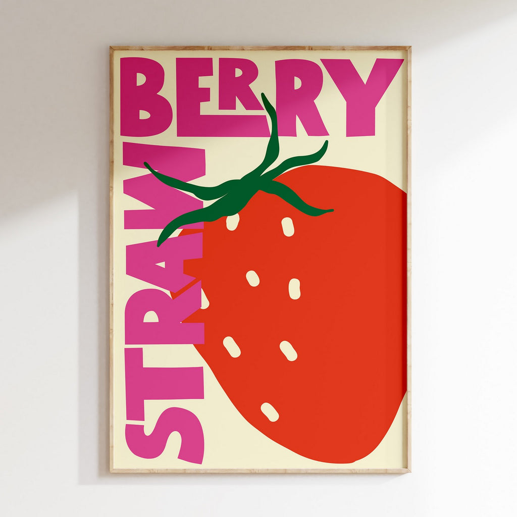 Kitchen - Affiche Strawberry - Multi