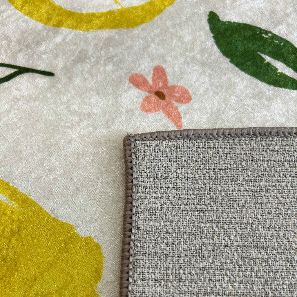 Stampa - Tapis De Cuisine - Polyester Imprimé - Jaune
