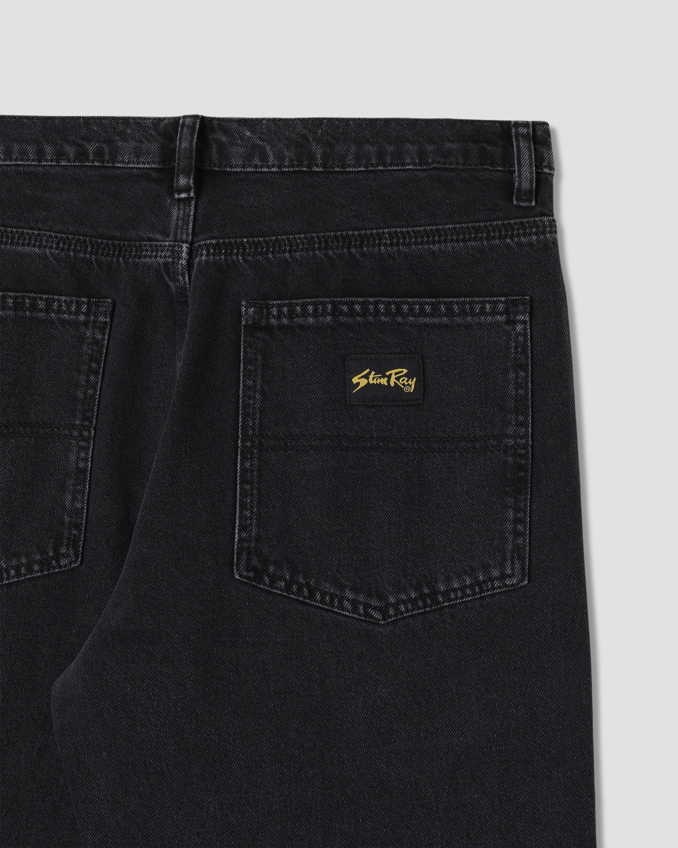 Estándar 5 - Denim negro lavado a la piedra