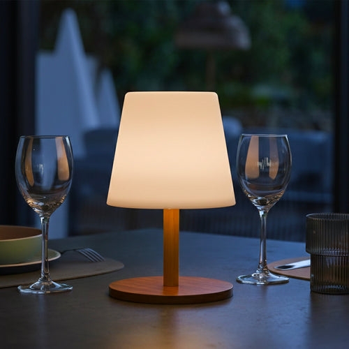 Lampe De Table Solaire - Standy Mini Wood Solar