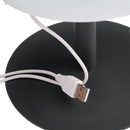 Lot de 4 Lampe de table sans fil pied en acier gris LED blanc chaud/blanc dimmable STANDY MINI Rock H25cm - REDDECO.com