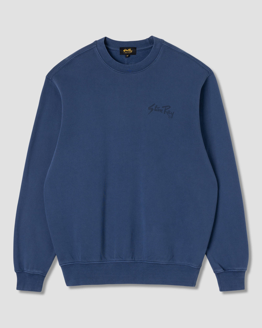 Camiseta Stan OG Crew - Azul marino lavado