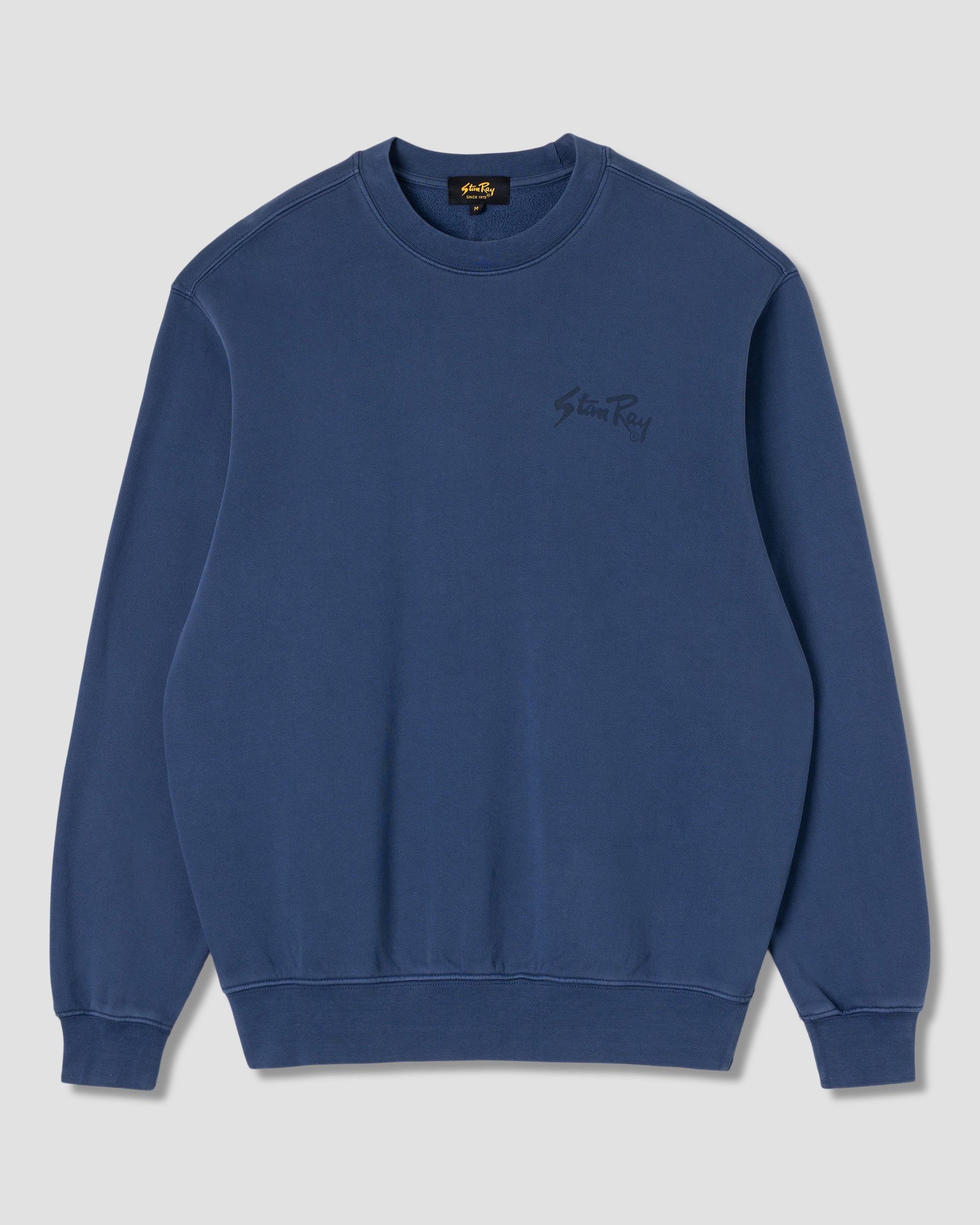 Camiseta Stan OG Crew - Azul marino lavado