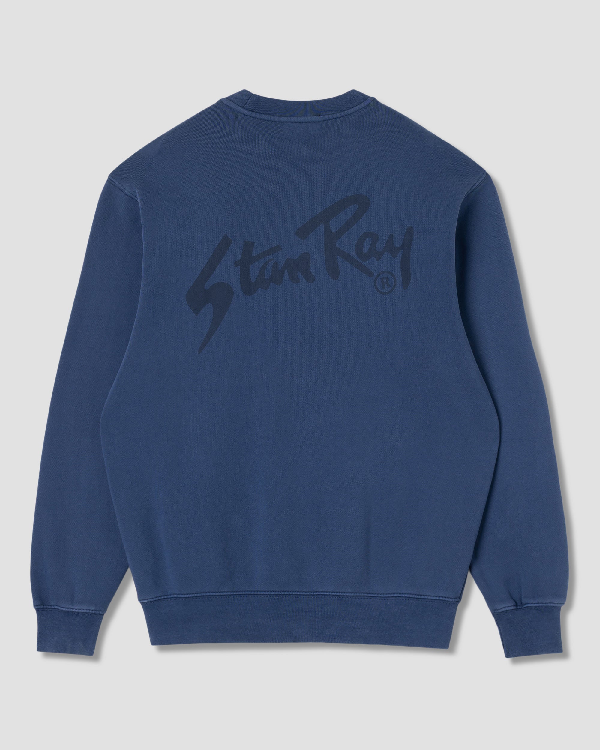 Camiseta Stan OG Crew - Azul marino lavado