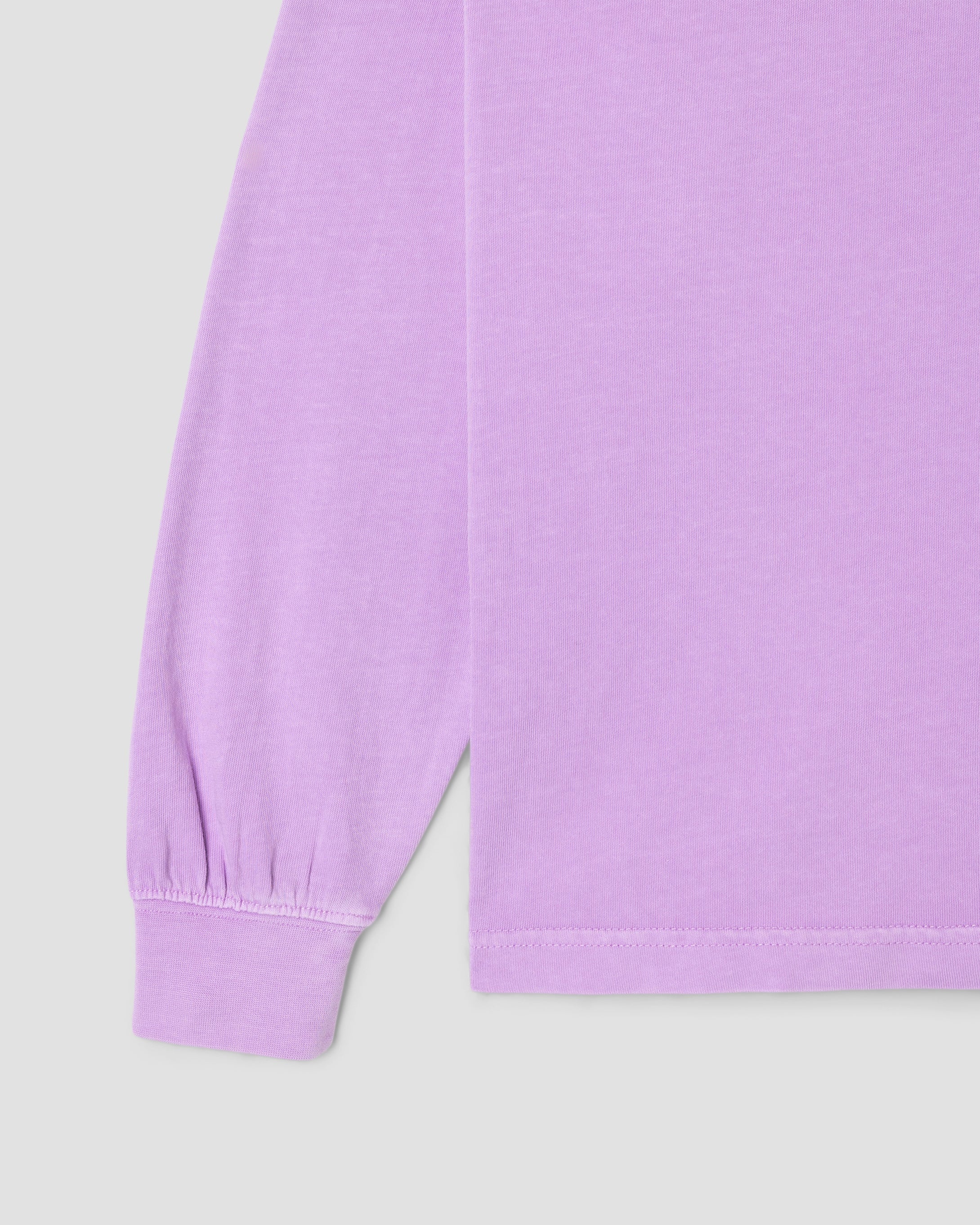 Stan OG Long Sleeve Tee - Washed Lavendar