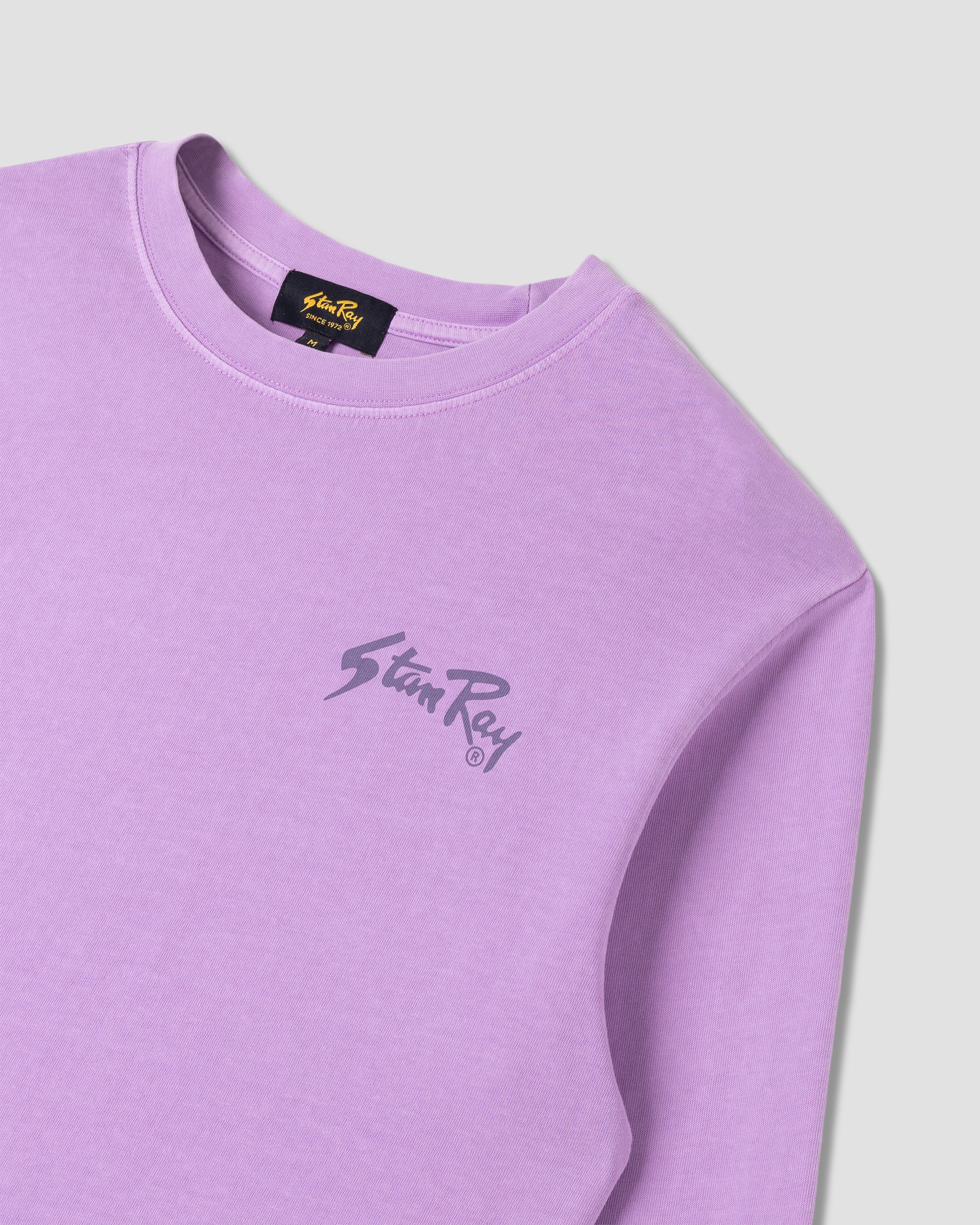 Stan OG Long Sleeve Tee - Washed Lavendar