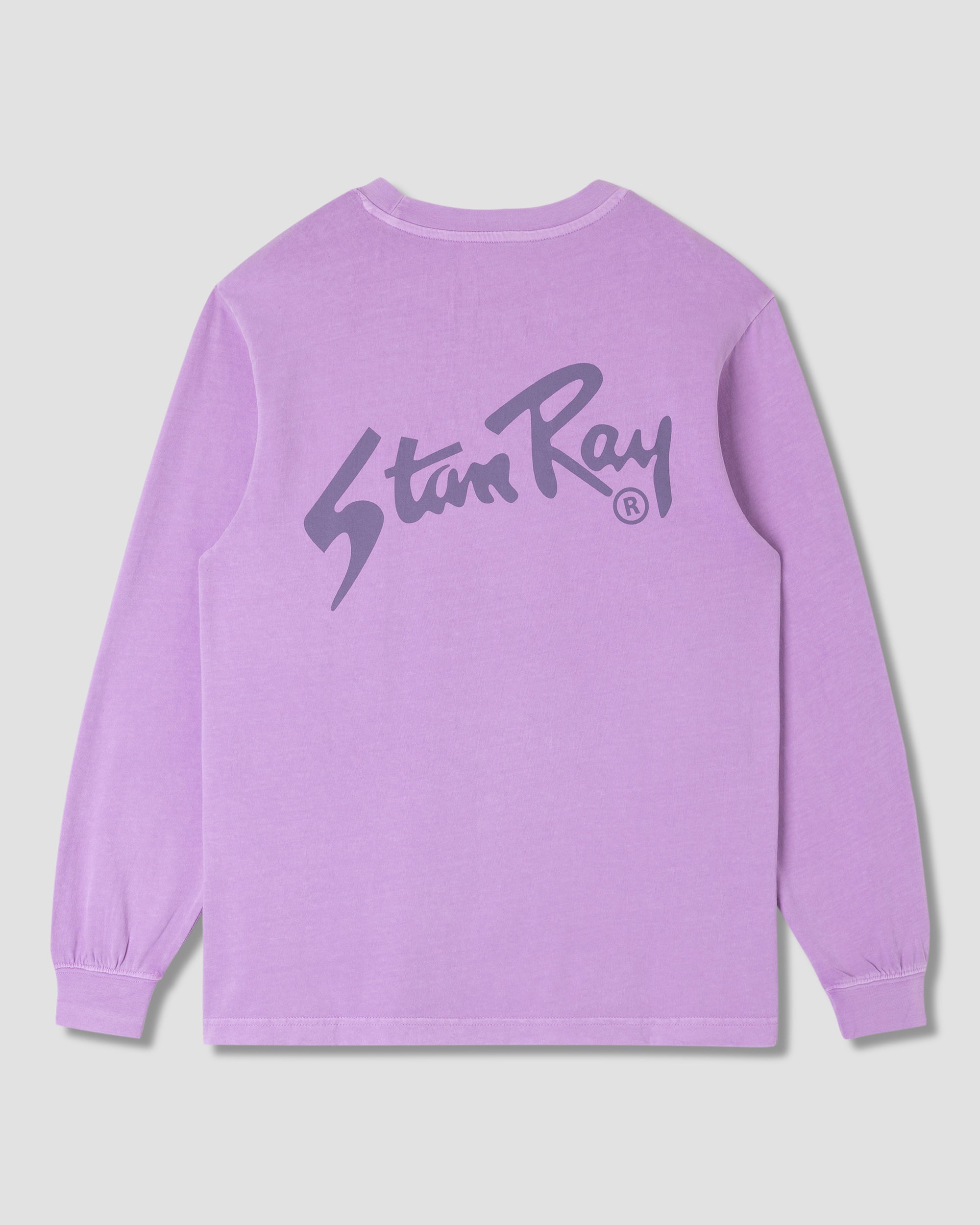 Stan OG Long Sleeve Tee - Washed Lavendar