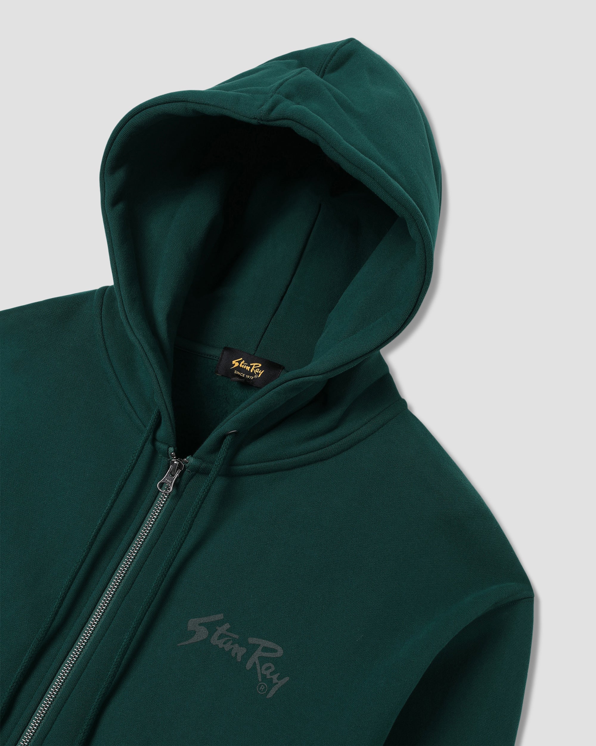 Stan OG Zip Hood - Botanical Green