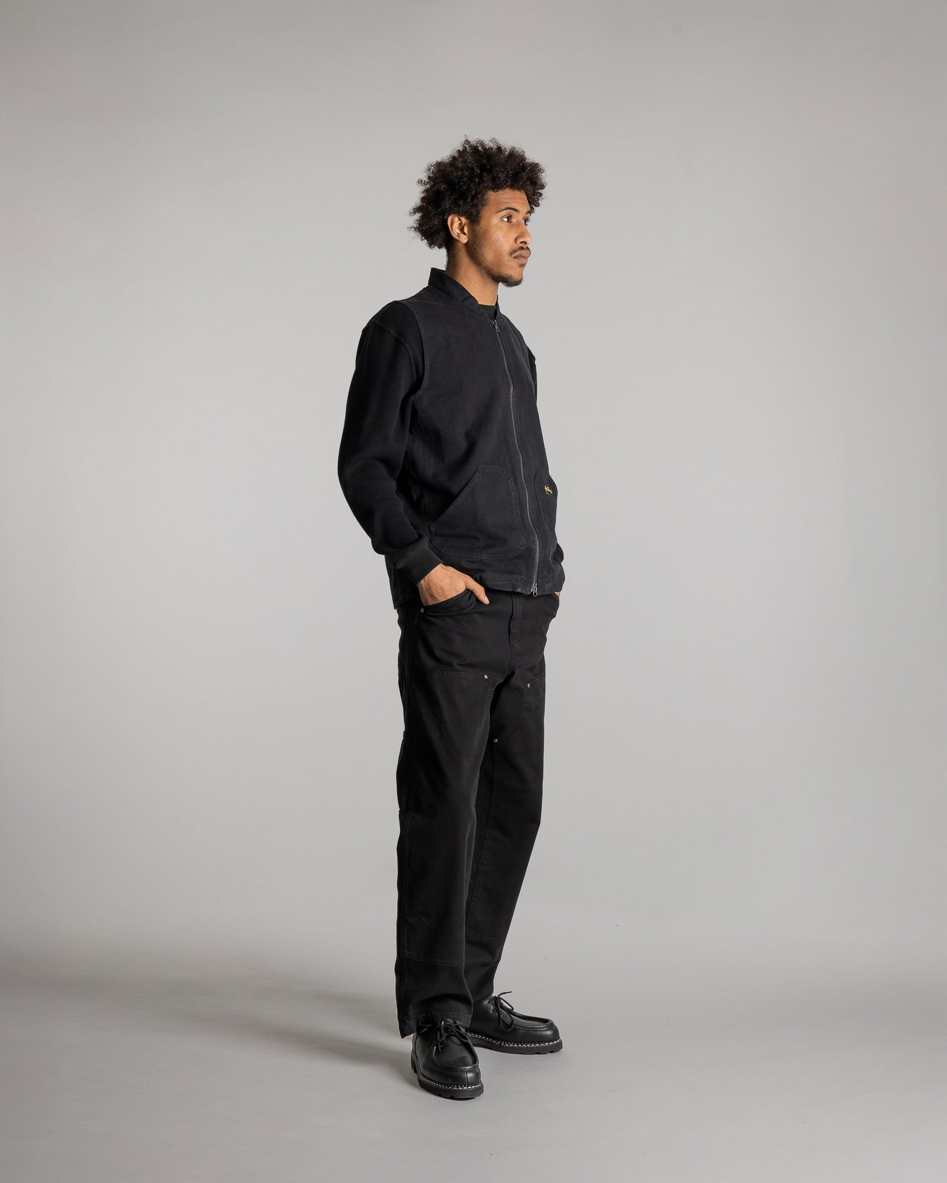 Work Vest - Washed Black