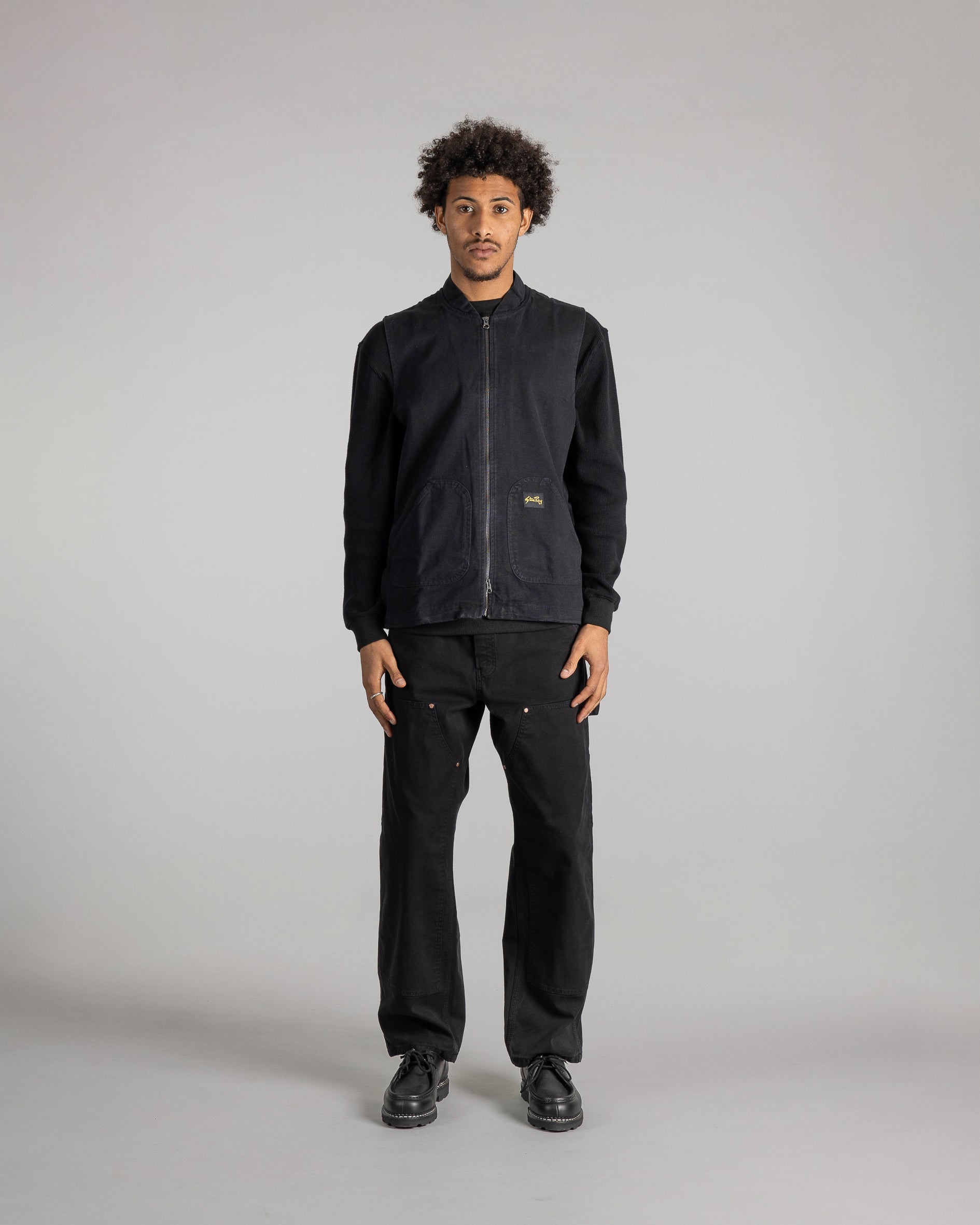 Work Vest - Washed Black