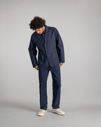 Coverall Jacket - Navy Poplin