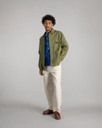 Coverall Jacket - Olive Poplin