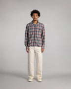 Zip Shirt - Pink/Teal Plaid