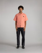 Short Sleeve Painter Shirt - Washed Red