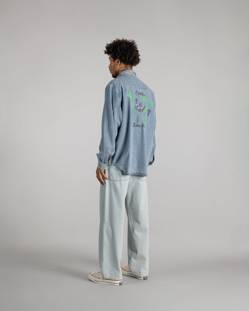 Western Shirt - Stonewashed Denim