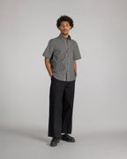 Flannel Shirt - Charcoal Stripe