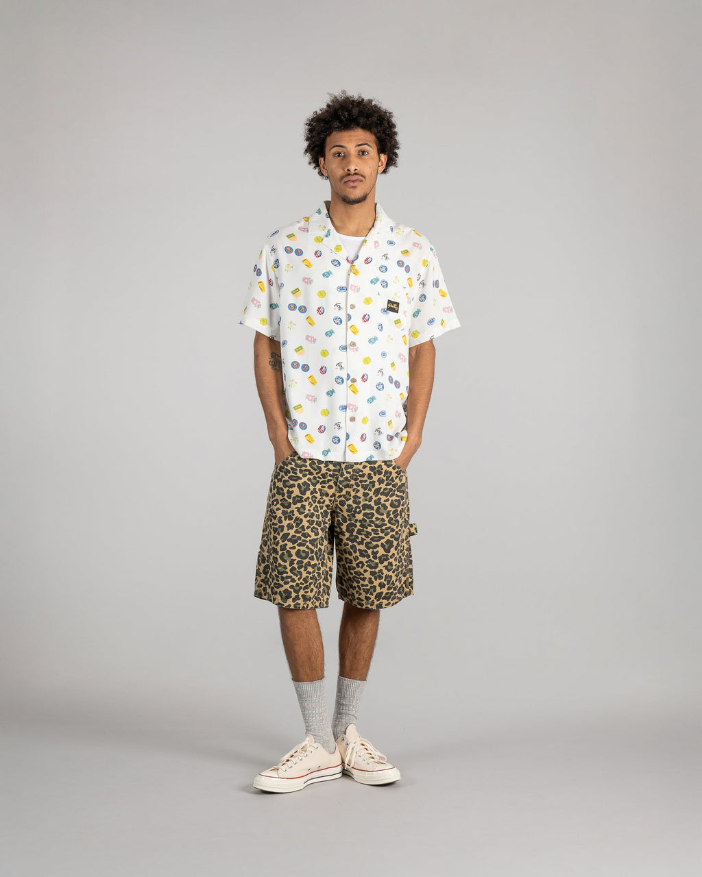 Big Job Short - Leopard Camo