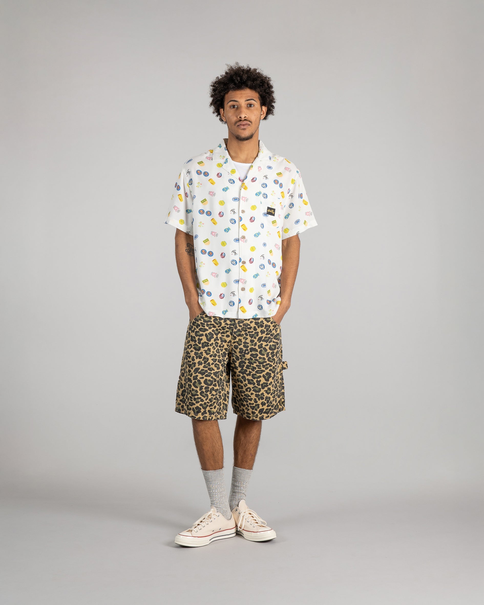 Big Job Short - Leopard Camo