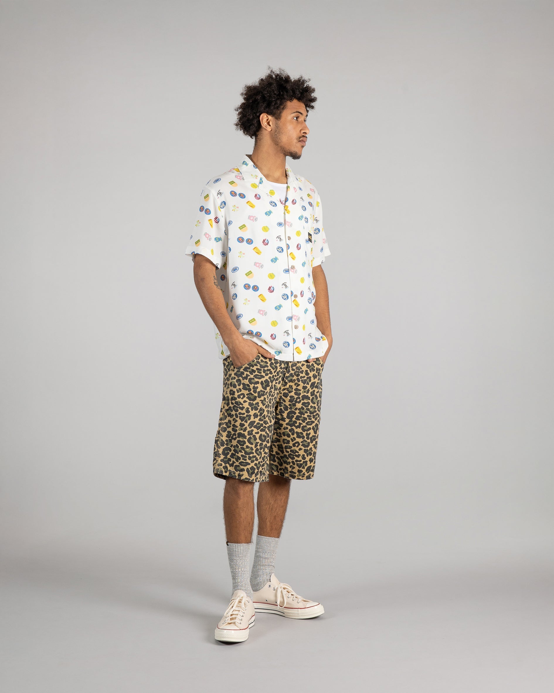 Big Job Short - Leopard Camo