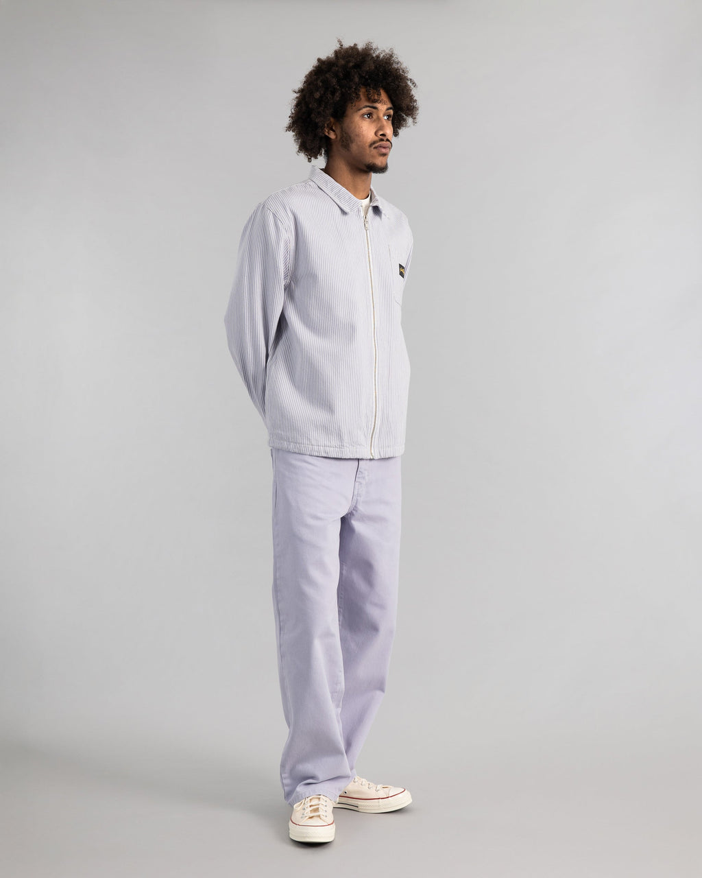 Zip Shirt - Cosmic Purple Hickory
