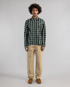 Zip Shirt - Green Check