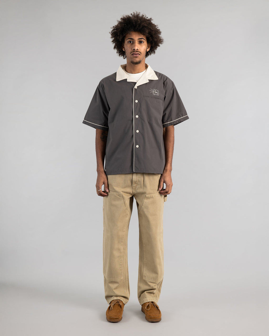Bowling Shirt - Raven Black