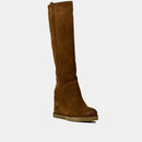 Bottes Ann Tuil Star-Olivia - Velours Camel