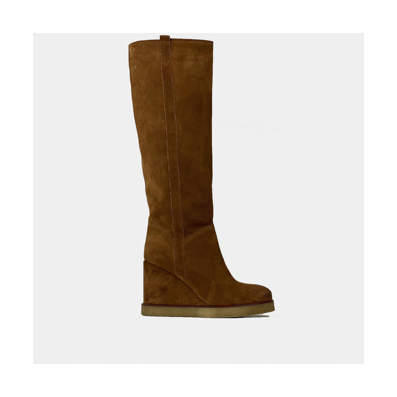 Bottes Ann Tuil Star-Olivia - Velours Camel