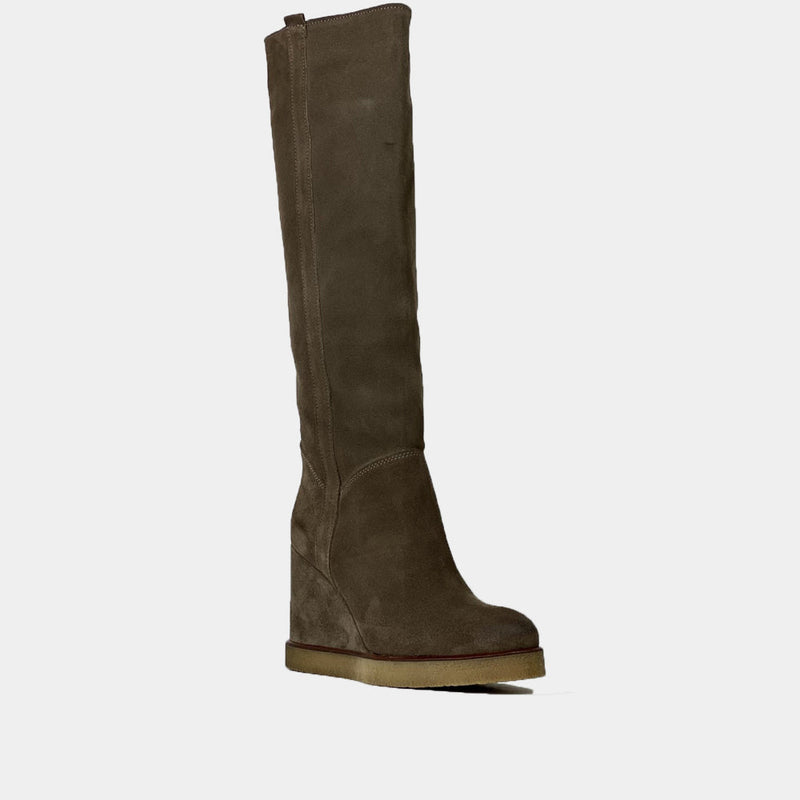 Bottes Ann Tuil Star-Olivia - Velours Taupe