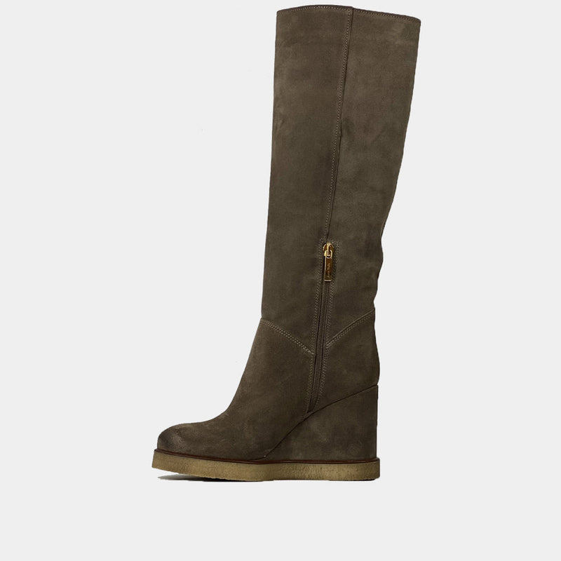 Bottes Ann Tuil Star-Olivia - Velours Taupe